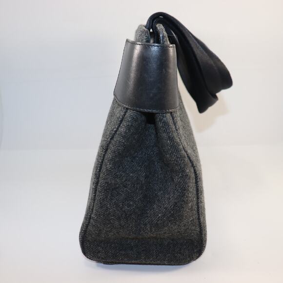 Prada Vintage Wool & Leather Tote – Made in Italy - Picture 3 of 10